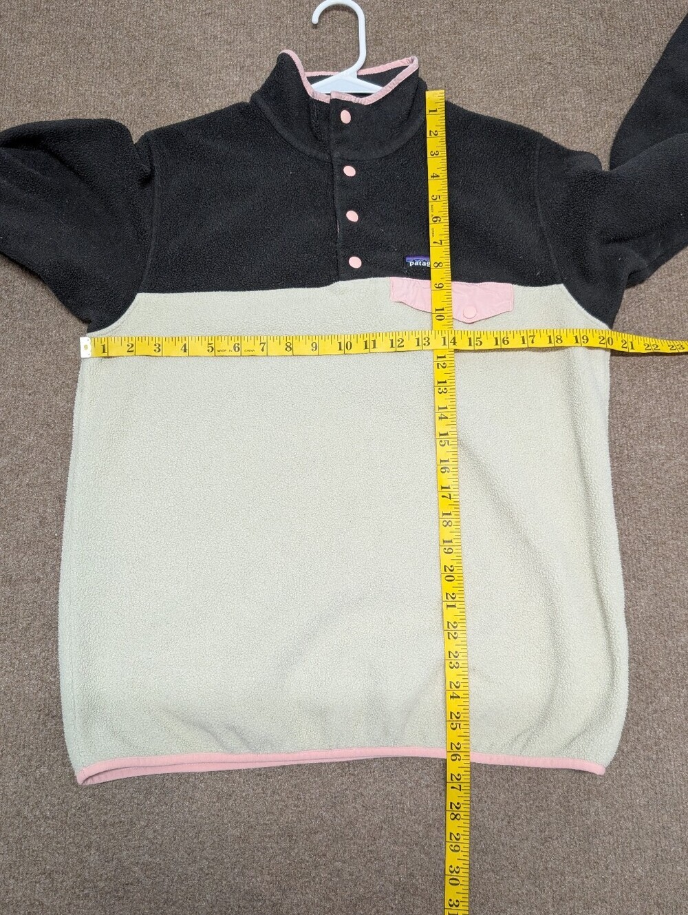 PATAGONIA Synchilla Women's Snap-T Fleece ColorblockPullover (Medium) - Picture 8 of 8